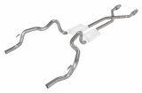 Pypes Header/Crossmember-Back Exhaust Systems SGF911E Systems, Crossmember Back w/X-Pipe, 75-81 F-Body Split Rear Dual Exit 2.5 in Intermediate thumbnail 3