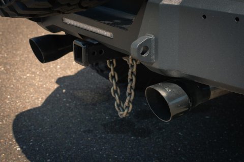 Pypes Converter-Back Exhaust Systems for 2021 WRANGLER - SJJ24S Systems, Axle-back System 2018-2020 Jeep JL Dual Exit 2.5 inch Intermediate thumbnail 1