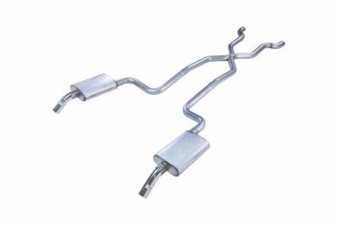 Pypes Turbo Pro Exhaust Systems SCC10T Systems, Pro, Crossmember-Back, Stainless Steel, Natural, Mufflers, Chevy, Kit thumbnail 3
