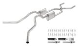 Pypes Turbo Pro Exhaust Systems SGT76T Systems, Pro, Crossmember Back, 409 Stainless Steel, Natural, Chevy, GMC, Kit thumbnail 1