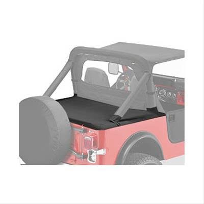 Bestop Duster Deck Covers for 1980-1986 CJ7, 1987-1991 WRANGLER - 9000515 Soft Top, Cover, Polymer Cloth, Black Denim, Jeep, Each