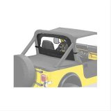 Bestop Windjammers 8002801 Soft Top, Windjammer, Polymer Cloth, Black, Jeep, Each thumbnail 1