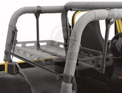 Bestop HighRock 4x4 Cargo Rack Mounting Brackets for 1992-2002 WRANGLER - 4140601 Bracket, Rack, Lower, Steel, Black, Jeep, Each