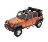 Bestop Supertop Ultra Squareback Tops for 2007-2018 WRANGLER, 2018 WRANGLER JK - 5472417 Soft Top, Squareback, Black Twill, Jeep JK, 4 Door, Each thumbnail 1
