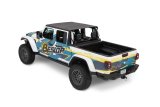 Bestop Safari Header Bikini Tops for 2024-2025 GLADIATOR - 52617-35 Soft Top, w/ Windshield Header, Cable, Style, Polymer Cloth, Black Diamond, Jeep, Gladiator, Each thumbnail 2
