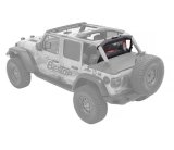 Bestop Windjammers 8005035 Soft Top, Windjammer, Polymer Cloth, Black Diamond, Jeep, 2-Door, Each thumbnail 2