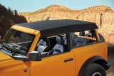 Bestop Trektop Slantback Soft Tops for 2021-2026 BRONCO - 5687217 Top, Slantback, Twill, Black, Tinted Windows, Ford Each thumbnail 2
