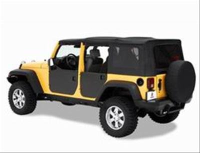 Bestop HighRock 4x4 Element Door Enclosure Panels 5179201 Doors Cover, HighRock, Lower, Steel, Black, Driver and Passenger Side, Jeep, Pair thumbnail 3