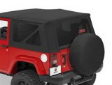 Bestop Tinted Window Kits 5812935 Kit, Replace-a-top, Polymer Cloth, Windows, Black Diamond, Jeep, Kit thumbnail 1