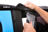 Bestop Trektop Slantback Soft Tops for 2007-2017 WRANGLER, 2018 WRANGLER JK - 5685235 Top, Slantback, Twill, Black Diamond, Tinted Windows, Jeep, Kit thumbnail 4