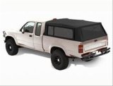 Bestop Supertops for Trucks 1999-2017 F-250 SUPER DUTY, F-350 DUTY - 7630735 Soft Top, Supertop Truck Bed Cover, Canvas, Black Diamond, Tinted Windows, Ford, Each thumbnail 1