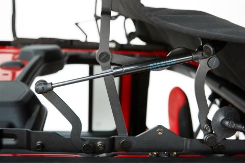 Bestop Trektop Ultra Slantback Soft Tops for 2018-2026 WRANGLER - 5492517 Top, Slantback, Jeep Wrangler JL, 4-Door, Black Twill, Slant Back, Each thumbnail 9