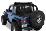 Bestop Halftops for 2018-2024 WRANGLER - 5390317 Soft Tops, Halftop Soft Top '18-22 Wrangler JL 2-Door (Black Twill) thumbnail 1