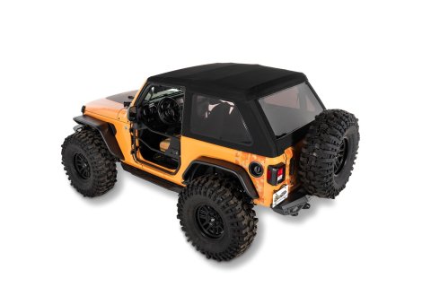 Bestop Trektop Glide Slantback Soft Tops 54930-17 Top, Slantback, Black Twill, 2 Door, JL, Jeep, Kit thumbnail 4