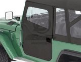 Bestop 2-Piece Soft Doors 5177415 Doors, Full, Fabric, Black Denim, Driver and Passenger Side, Toyota, Pair thumbnail 2