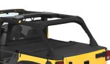 Bestop Duster Deck Covers for 2007-2018 WRANGLER, 2018 WRANGLER JK - 9003435 Soft Top, Cover Extension, Polymer Cloth, Black Diamond, Jeep, Each thumbnail 1
