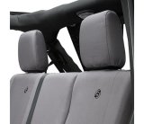 Bestop Seat Covers for 2018-2024 WRANGLER - 2929109 Cover, Charcoal, Jeep 2018-19 Wrangler JL 2-door Fits Factory Front Seat, Each thumbnail 1