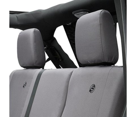 Bestop Seat Covers for 2018-2024 WRANGLER - 2929109 Cover, Charcoal, Jeep 2018-19 Wrangler JL 2-door Fits Factory Front Seat, Each
