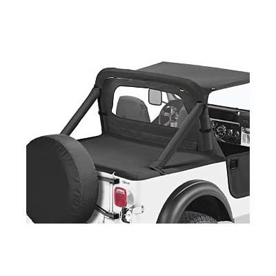 Bestop Sport Bar Covers for 1980-1983 CJ5, 1980-1986 CJ7, 1981-1985 SCRAMBLER - 8000715 Cover, Vinyl, Black Denim, Jeep, Kit