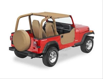 Bestop Strapless Bikini Tops for 1992-1995 WRANGLER - 5251937 Soft Top, Bikini, Polymer Cloth, Spice, Jeep, Each