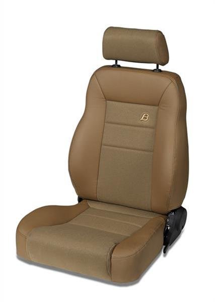 Bestop TrailMax II Pro Spice Fabric Seat 3946137 Seat, II, Highback Front Bucket, Reclining, Fabric, Spice, Jeep, Each