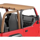 Bestop Header Bikini Tops 5252537 Soft Top, Bikini, Polymer Cloth, Spice, Jeep, Each thumbnail 1