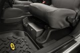 Bestop Underseat Locking Storage Boxes for 2007-2018 WRANGLER, 2018 WRANGLER JK - 4264001 Box, Lockable, Underseat, Steel, Black, Jeep, Each thumbnail 2