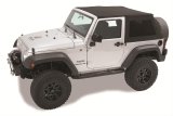 Bestop Trektop Slantback Soft Tops for 1997-2006 WRANGLER - 5692017 Top, Slantback, Polymer Cloth, Black Twill, Tinted Windows, Jeep, 2-door, Each thumbnail 1