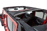 Bestop Trektop Slantback Soft Tops for 2007-2017 WRANGLER, 2018 WRANGLER JK - 5685317 Top, Slantback, Twill, Black, Tinted Windows, Jeep, Kit thumbnail 2
