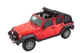 Bestop Trektop Slantback Soft Tops for 2007-2017 WRANGLER, 2018 WRANGLER JK - 5685317 Top, Slantback, Twill, Black, Tinted Windows, Jeep, Kit thumbnail 7