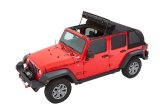 Bestop Trektop Slantback Soft Tops for 2007-2017 WRANGLER, 2018 WRANGLER JK - 5685317 Top, Slantback, Twill, Black, Tinted Windows, Jeep, Kit thumbnail 8