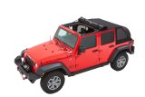 Bestop Trektop Slantback Soft Tops for 2007-2017 WRANGLER, 2018 WRANGLER JK - 5685317 Top, Slantback, Twill, Black, Tinted Windows, Jeep, Kit thumbnail 9