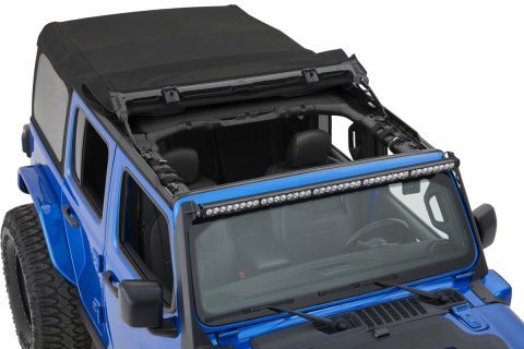 Bestop Supertop Squareback Soft Tops for 2018-2026 WRANGLER - 54726-35 Top, Squareback, Complete Top, Black Diamond, Jeep, Each thumbnail 1