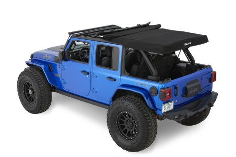 Bestop Supertop Squareback Soft Tops for 2018-2026 WRANGLER - 54726-35 Top, Squareback, Complete Top, Black Diamond, Jeep, Each thumbnail 3
