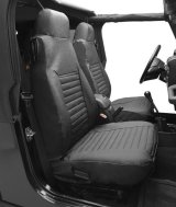 Bestop Seat Covers for 1980-1983 CJ5, 1976-1986 CJ7, 1987-1991 WRANGLER - 2922715 Cover Black denim, hi-back (pair) 80-91 CJ`s & Wranglers thumbnail 2