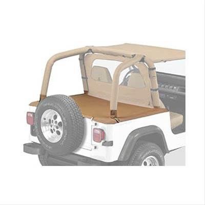 Bestop Duster Deck Covers for 1992-1995 WRANGLER - 9000837 Soft Top, Cover, Polymer Cloth, Spice, Jeep, Each