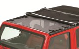 Bestop Sun Bikini Tops for 1997-2006 WRANGLER - 5240411 Soft Top, Bikini, Safari Style, Mesh, Black, Jeep, Wrangler, Each thumbnail 5