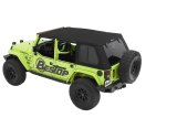 Bestop Trektop Pro Hybrid Slantback Soft Tops for 2007-2018 WRANGLER, 2018 WRANGLER JK - 5486317 Top, Slantback, Twill, Black, Tinted Windows, Jeep, Kit thumbnail 7