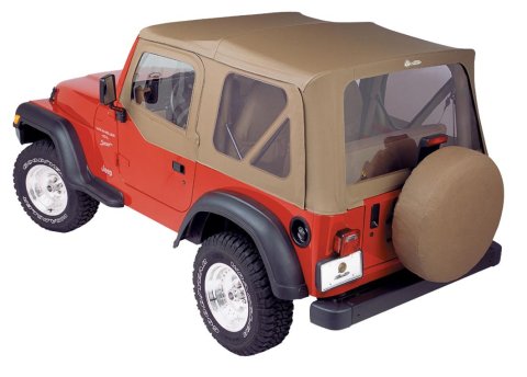 Bestop Replace-A-Tops 5112137 Soft Top, Replace-A-Top, Polymer Cloth, Spice, Jeep, Each