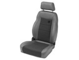 Bestop TrailMax II Pro Charcoal Fabric Seat 3946009 Seat, II, Highback Front Bucket, Reclining, Fabric, Charcoal, Jeep, Each thumbnail 3