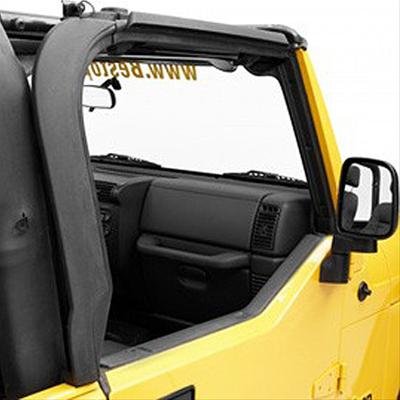 Bestop Door Surrounds for 2007-2017 WRANGLER, 2018 WRANGLER JK - 5501001 Surround Kit, Black, Polypropylene, Driver, Passenger, Tailgate, Jeep, Kit
