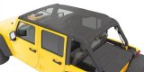 Bestop Strapless Safari Bikini Tops for 2010-2018 WRANGLER, 2018 WRANGLER JK - 5259411 Soft Top, Bikini, Partial Top Type, Mesh, Black, Jeep, Each thumbnail 3
