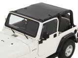 Bestop Sun Bikini Tops for 1997-2006 WRANGLER - 5240435 Soft Top, Bikini, Safari Style, Vinyl, Black Diamond, Jeep, Wrangler, Each thumbnail 8