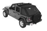 Bestop Trektop Slantback Soft Tops for 2018-2026 WRANGLER - 5686335 Top, Slantback, Polymer Cloth, Black Diamond, Tinted Windows, Jeep, Kit thumbnail 6