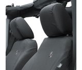 Bestop Seat Covers for 2018-2026 WRANGLER - 2929335 Covers, Rear, Black Diamond, Jeep 2018-19 Wrangler Unlimted, JL 4-door, Fits Factory Rear Seats With Fold Down Armrest, Pair thumbnail 1