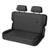 Bestop TrailMax II Fold and Tumble Black Denim Fabric Seat 3944115 Seat, Tumble, Rear Bench, Fabric, Denim, Jeep, Each thumbnail 2