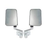Bestop HighRock 4x4 Mirrors for 1987-2011 WRANGLER - 5126200 Mirror, 4x4, Driver/Passenger Side, ABS Plastic, Chrome, Manual, Jeep, Pair thumbnail 2