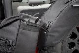 Bestop RoughRider Soft Storage Holders for 1987-2024 WRANGLER, 2018 WRANGLER JK - 5413535 Cargo Holder, RoughRider, Spare Tire Location, Polymer Cloth, Black, Jeep, Each thumbnail 2