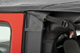 Bestop Strapless Safari Bikini Tops for 2010-2018 WRANGLER, 2018 WRANGLER JK - 5259435 Soft Top, Bikini, Partial Top Type, Polymer Cloth, Black Diamond, Jeep, Each thumbnail 1