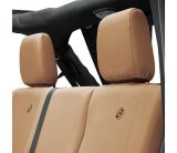 Bestop Seat Covers for 2018-2024 WRANGLER - 2929204 Cover, Rear, Tan, Jeep 2018-19 Wrangler JL 2-door Fits Factory Rear Seat, Each thumbnail 1